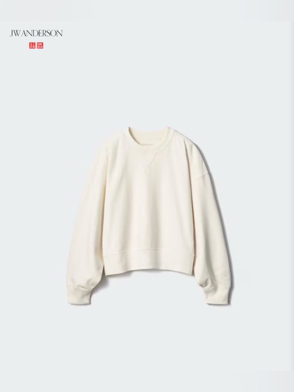 Uniqlo x JW Anderson Boxy Sweatshirt Off White